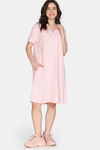 Zivame 2 Mile Fashion Knit Cotton Loungewear Dress - Pink Dogwood — thumbnail 2